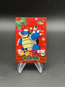Pokemon Blastoise Cracked Ice Holo 2024 Card Database Merry Christmas - Image 1