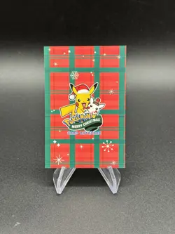 Pokemon Poncho Pikachu Lugia Cracked Ice Holo Card Database Merry Christmas - Image 2