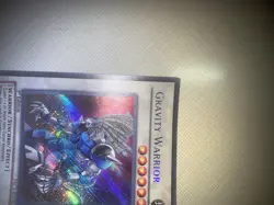 Yugioh! Gravity Warrior PRC1-EN020 Secret Rare 1st Edition TCG Card - Image 2