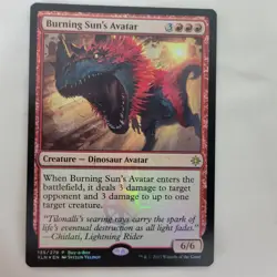 2x MTG FOIL Burning Sun's Avatar Buy Box Promo NM Near Mint Magic the Gathering - Image 3
