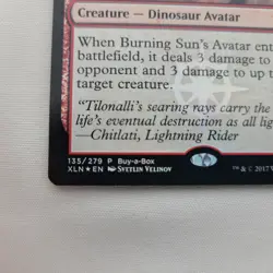 2x MTG FOIL Burning Sun's Avatar Buy Box Promo NM Near Mint Magic the Gathering - Image 4