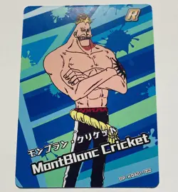 Montblanc Cricket- One Piece Trading Card Skypiea R 052 OP KDAI01 Rare Tc3 - Image 1