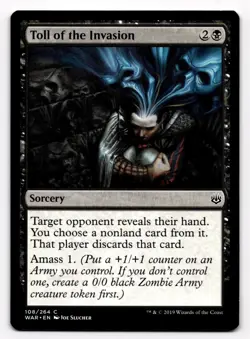 MTG Magic the Gathering Toll of the Invasion (108/264) War of the Spark - Image 1