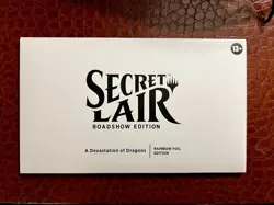 MTG Secret Lair Drop: A Devastation of Dragons - Rainbow Foil Edition IN HAND - Image 1