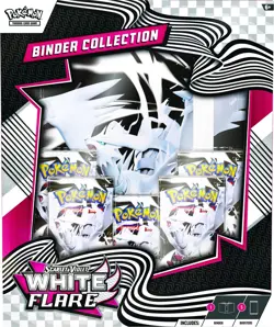 POKEMON SCARLET & VIOLET: WHITE FLARE BINDER COLLECTION BOX - Image 1