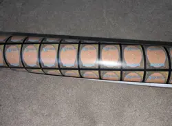MTG War of the Spark Uncut Foil Sheet Apology Sheet Still in Shipping Tube - Image 3