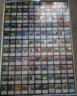 MTG War of the Spark Uncut Foil Sheet Apology Sheet Still in Shipping Tube - Image 4