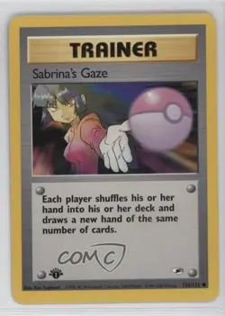 Sabrina's Gaze 1st Ed. Pokemon Gym Heroes #125 2000 0l4h - Image 1