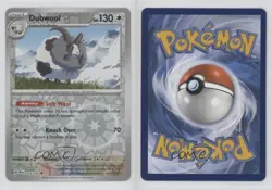 Dubwool Reverse Foil Pokemon SV07: Stellar Crown #125 0o28 - Image 3