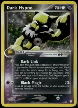 Dark Hypno Holo 6/109 ex Team Rocket Returns 2004 LP+ Pokemon Card - Image 1