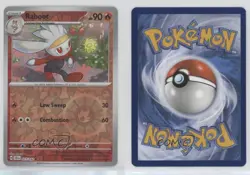 Raboot Reverse Foil Pokemon SV07: Stellar Crown #027 0o28 - Image 3