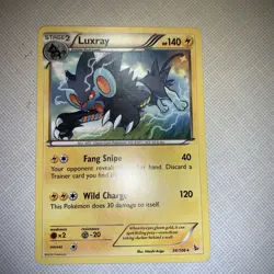 Luxray 2014 Pokemon Flashfire #34/106. Regular Rare - Image 1