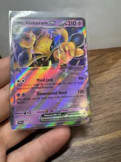 Alakazam ex (Error No Star Pattern) Pokemon BLACK STAR Promo #050 Holo - Image 3