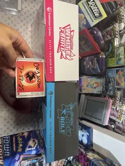 Pokemon TCG Black Bolt and White Flare Pokemon Center ETB, IN HAND - Image 5