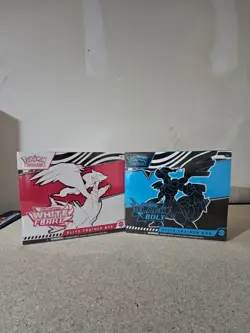 Pokemon TCG Black Bolt and White Flare ETB, IN HAND - Image 1