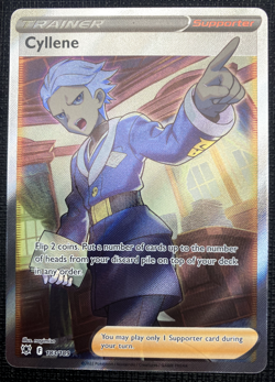 Cyllene 183/189 Astral Radiance Full Art Trainer NM Pokemon 2022 - Image 1