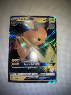 Raichu GX - 20/68 (#60 Pikachu Stamped) Promo Battle Academy Pokemon TCG - Image 1