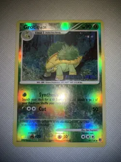 Grotle 49/130 D&P Reverse Holo Burger King Promo Pokemon TCG Stamped - Image 1