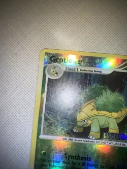 Grotle 49/130 D&P Reverse Holo Burger King Promo Pokemon TCG Stamped - Image 2