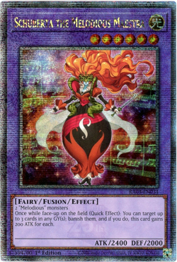 YuGiOh! Schuberta the Melodious Maestra RA03-EN034 Quarter Century Secret Rare - Image 1