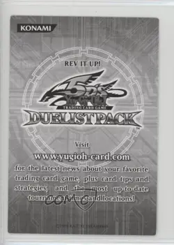 Duelist Pack - Yusei 3 - Checklist Unlimited YuGiOh Fudo #DP10-EN10 0b5 - Image 2