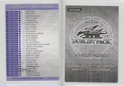 Duelist Pack - Yusei 3 - Checklist Unlimited YuGiOh Fudo #DP10-EN10 0b5 - Image 3