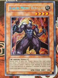 Yugioh Koa'ki Meiru Bergzak TSHD-EN099 Secret Rare NM - Image 1