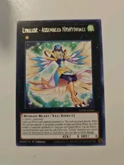 Yugioh! Lyrilusc - Assembled Nightingale LED8-EN045 1st Edition Rare - Image 1