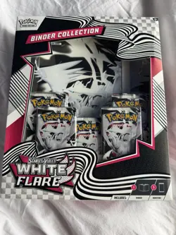 Pokemon TCG: White flare Binder collection SEALED IN HAND ✅ 💨 🚚 - Image 1