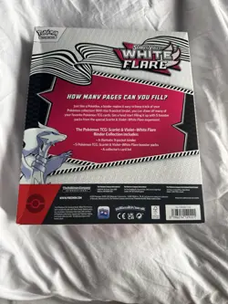Pokemon TCG: White flare Binder collection SEALED IN HAND ✅ 💨 🚚 - Image 2