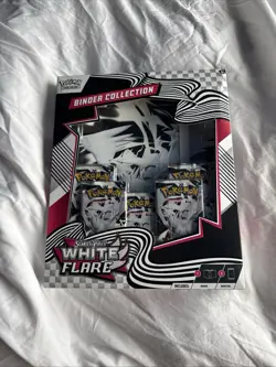 Pokemon TCG: White flare Binder collection SEALED IN HAND ✅ 💨 🚚 - Image 3