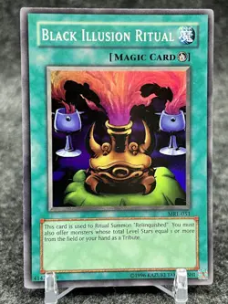 Yugioh! TCG Black Illusion Ritual MRL-051 Super Rare Unlimited - NM - Image 1