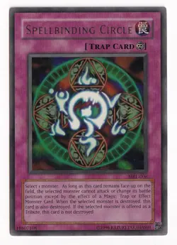 Spellbinding Circle Yugioh TCG MRL-006 Ultra Rare Holofoil English 2002 NM - Image 1