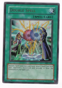 Double Spell MFC-106 Ultra Rare Holo Spell Unlimited Edition Yugioh Card 2003 - Image 1