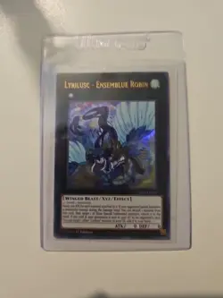 Lyrilusc - Ensemblue Robin (NM) - LED8-EN037 - Ultra Rare - 1st Edition Yugioh - Image 1