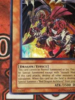 Yugioh Red Dragon Archfiend/Assault Mode CRMS-EN004 Ultra Rare NM - Image 5