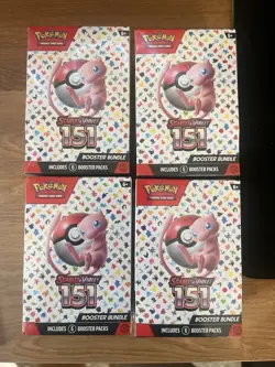 Pokemon TCG Scarlet & Violet 151 Booster Bundle Factory Sealed (Lot of 4) 🔥 - Image 1