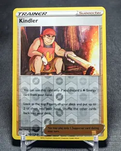 Kindler Reverse Holo Uncommon Pokemon TCG Brilliant Stars Trainer Card 143/172 - Image 1