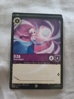 Disney Lorcana Elsa Queen Regent Promo Signature card. 16/P2 Frozen NM Free Ship - Image 1