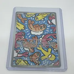 Pokemon TCG Twilight Masquerade Tatsugiri 186/167 Illustration Rare Holo Card - Image 1