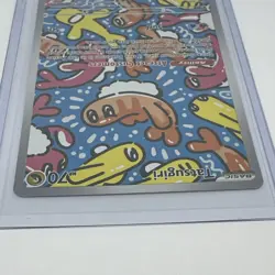 Pokemon TCG Twilight Masquerade Tatsugiri 186/167 Illustration Rare Holo Card - Image 4