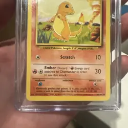CGC 9.5 Charmander 1999 Base Set 46/102 Pokemon Card - Image 2