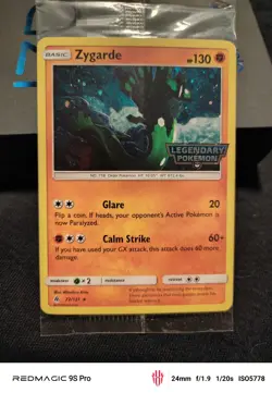 Pokemon ZYGARDE Card FORBIDDEN LIGHT 72/131 Legendary PROMO NEW SEALED - Image 1