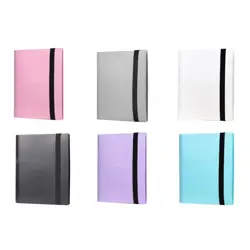 9 Pocket Trading Card Binder Card Collection Album,Card Holders Folders 360 - Image 1