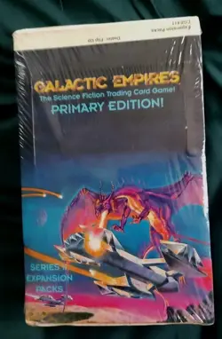 GALACTIC EMPIRES Series 2(NEW/Sealed) PRIMARY EDITION Trading Card Box 36 Packs - Image 1