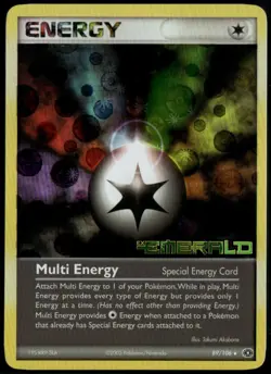 Multi Energy Reverse Holo 89/106 ex Emerald 2005 LP Pokemon Card - Image 1