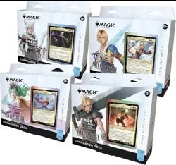 Magic The Gathering Final Fantasy Collector’s Edition Commander Deck Bundle MTG - Image 1