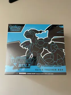 Pokemon Black Bolt Pokemon Center ETB Elite Trainer Box Sealed IN HAND FAST SHIP - Image 1