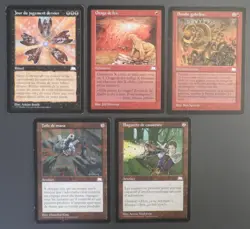 mtg magic complete full set collection weatherlight FRENCH vf fr aquilon 167/167 - Image 5
