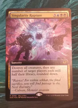 *IN HAND* x1 Singularity Rupture *Buy a Box Promo FOIL* Magic MTG (0398) - Image 1